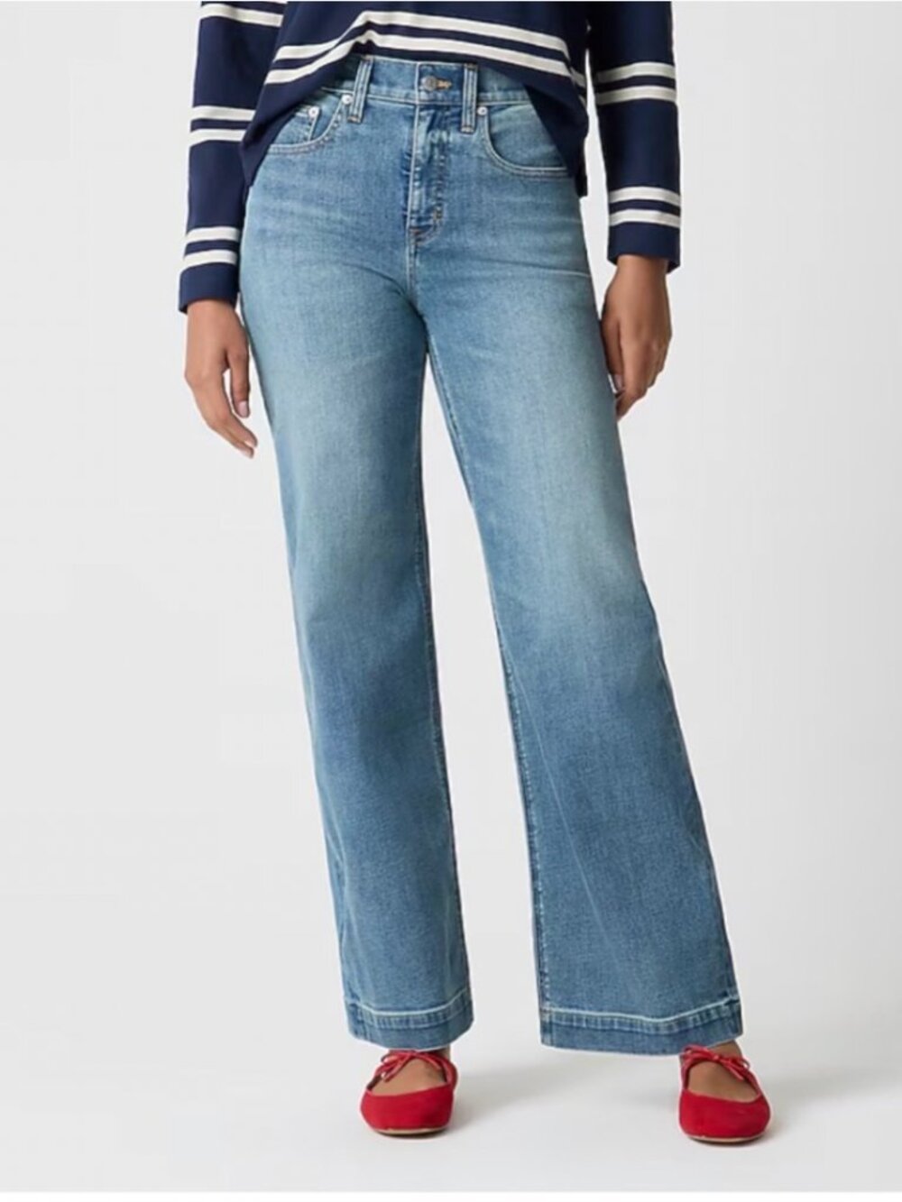 J. Crew Classic Wide-Leg Jean